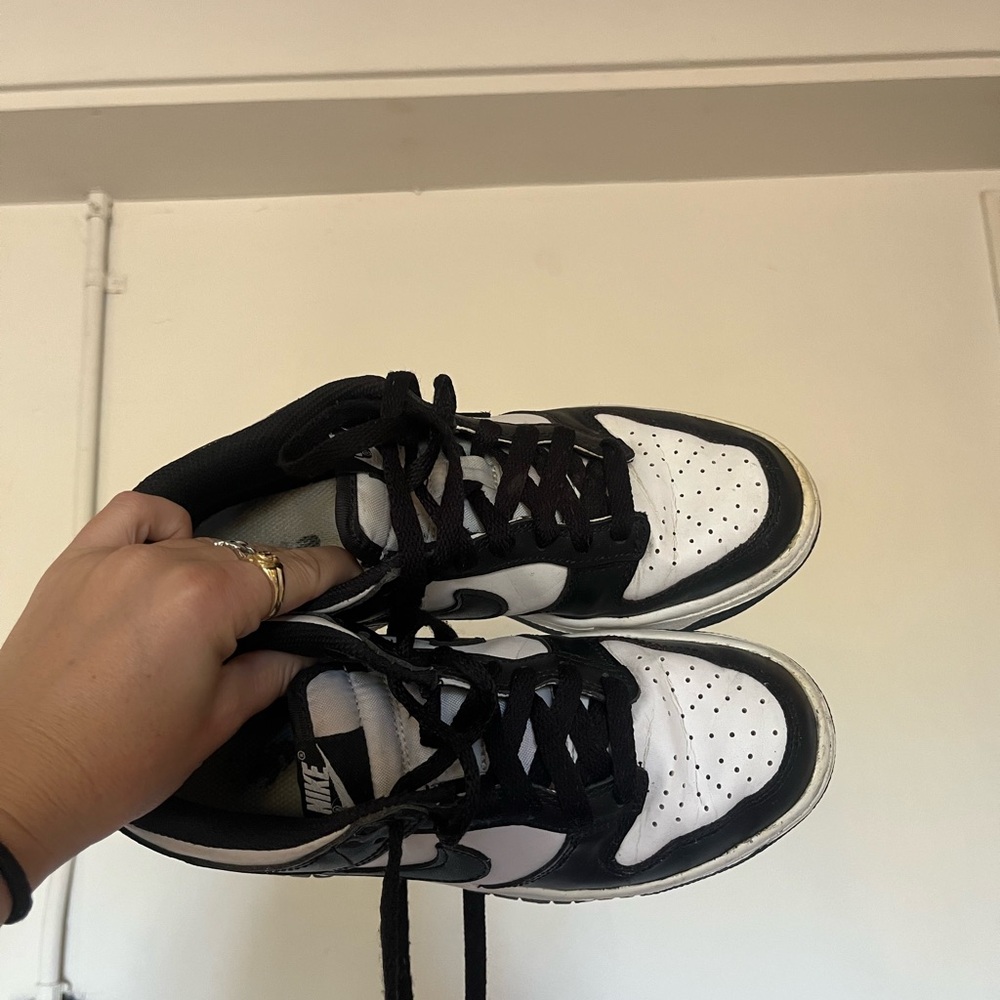 Black and white Nike Dunks
